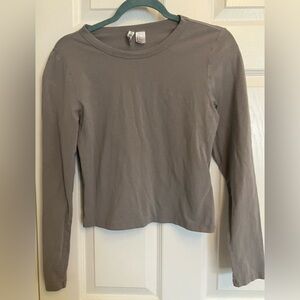 H&M Basic Grey Long Sleeve